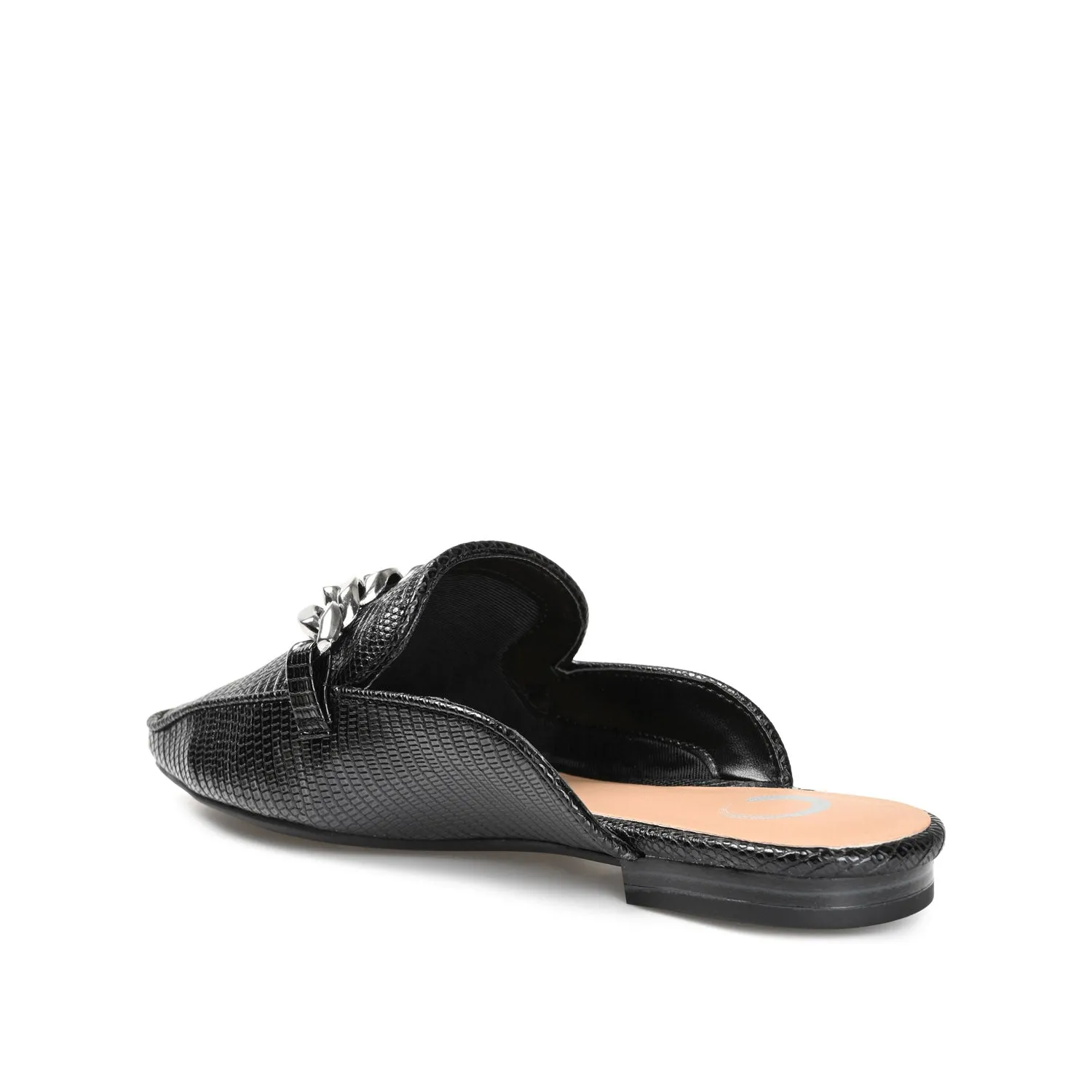 HAZINA MULED LOAFER FLATS IN LIZARD