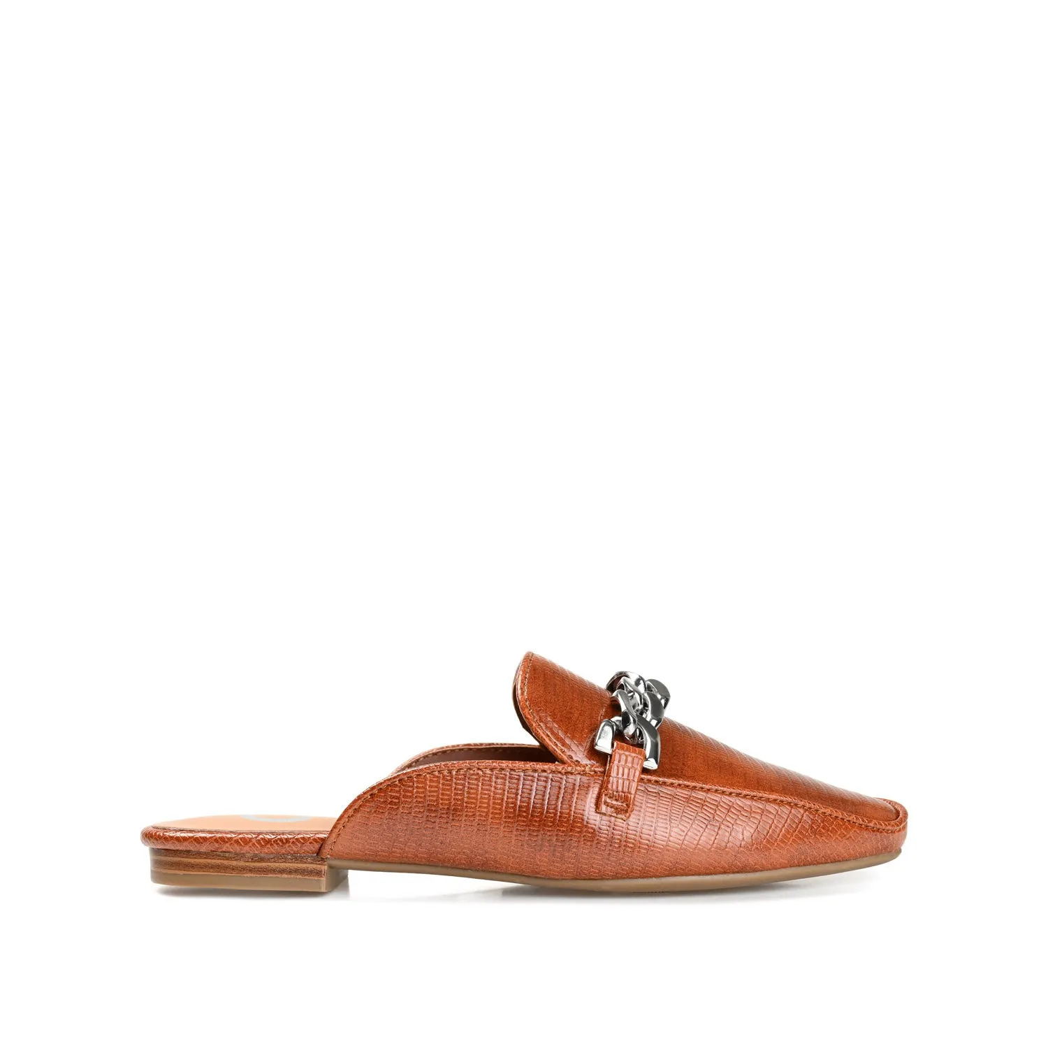 HAZINA MULED LOAFER FLATS IN LIZARD
