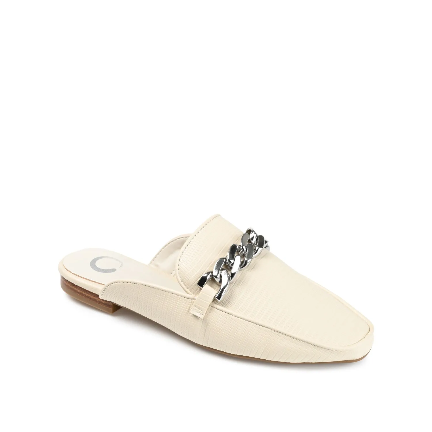 HAZINA MULED LOAFER FLATS IN LIZARD