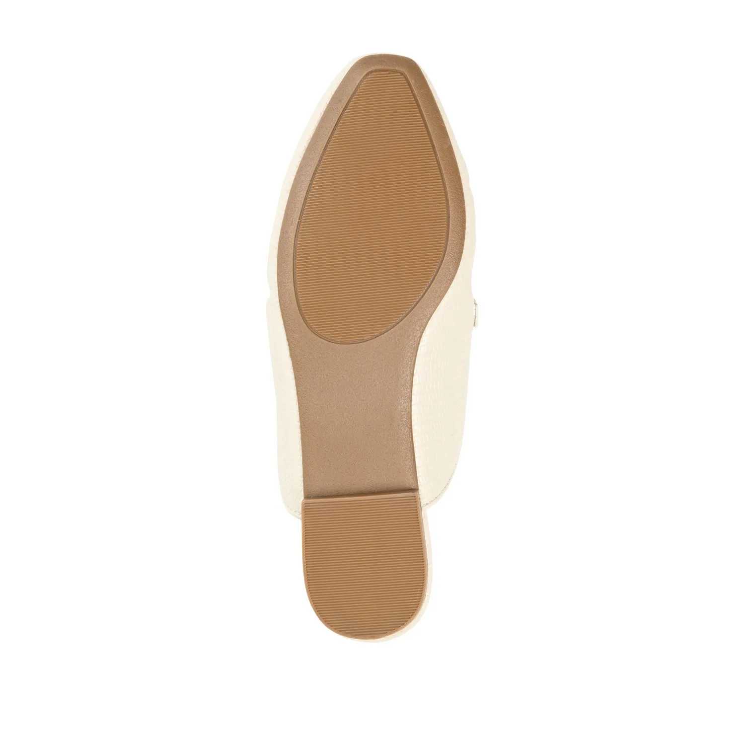 HAZINA MULED LOAFER FLATS IN LIZARD