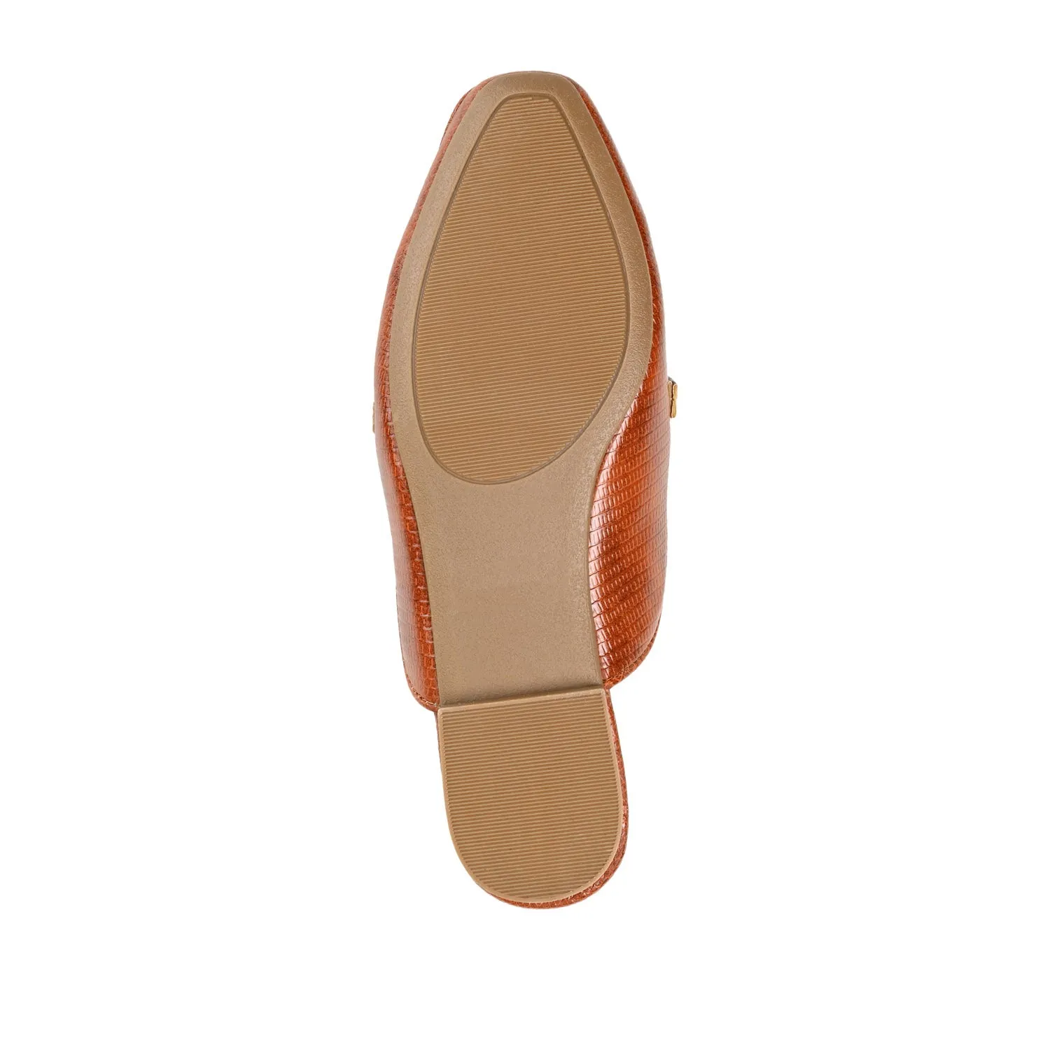 HAZINA MULED LOAFER FLATS IN LIZARD