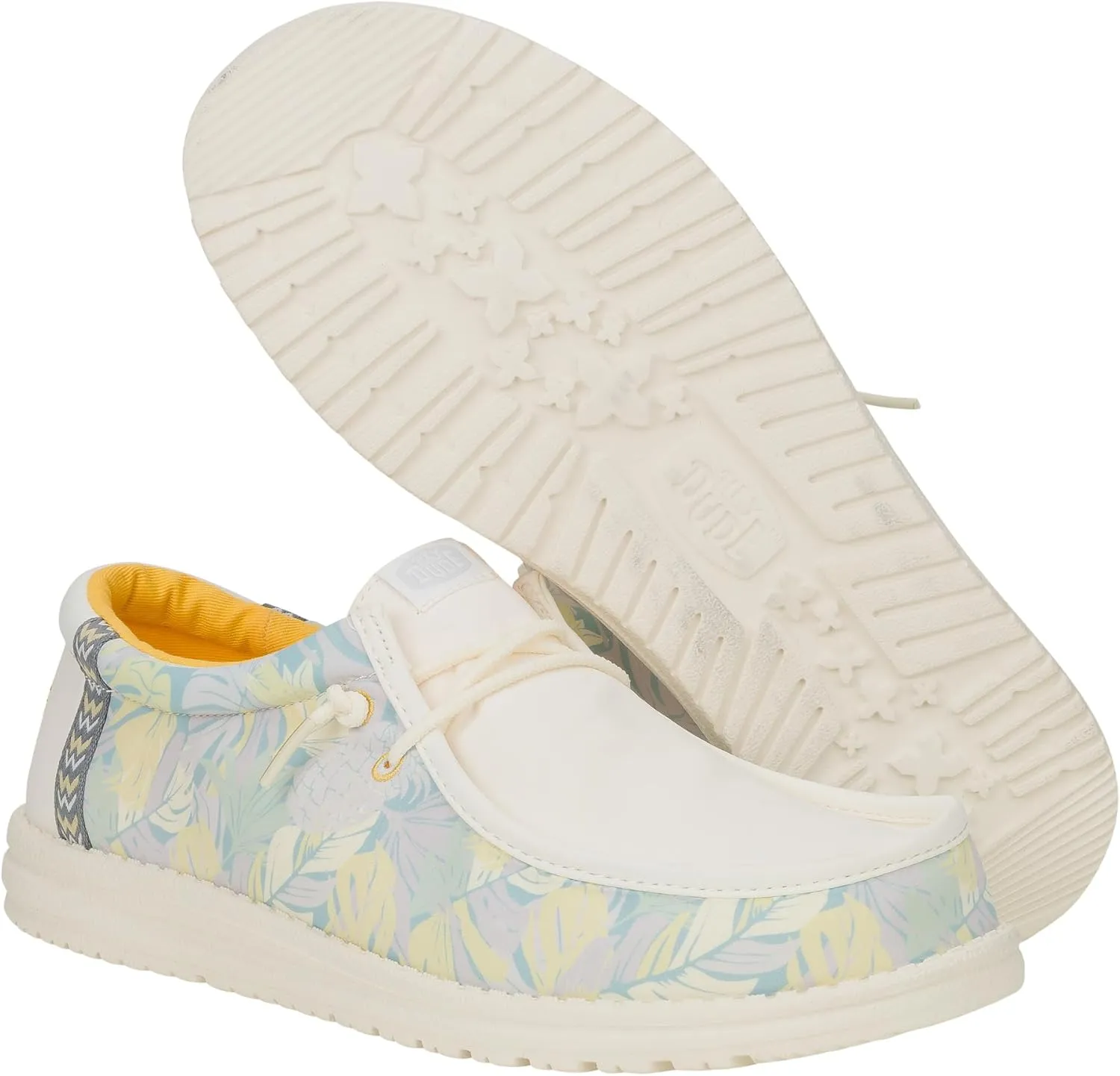 HEYDUDE Wally Boardshort Mens Shoes, Men's Slip-on Loafers, Comfortable & Light-Weight