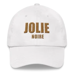 JOLIE NOIRE Dad Hat- White