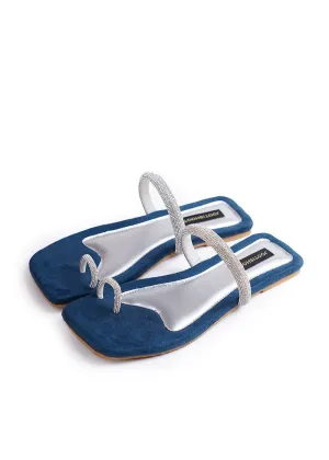 JootiShooti - Sapphire Diamanté Slides
