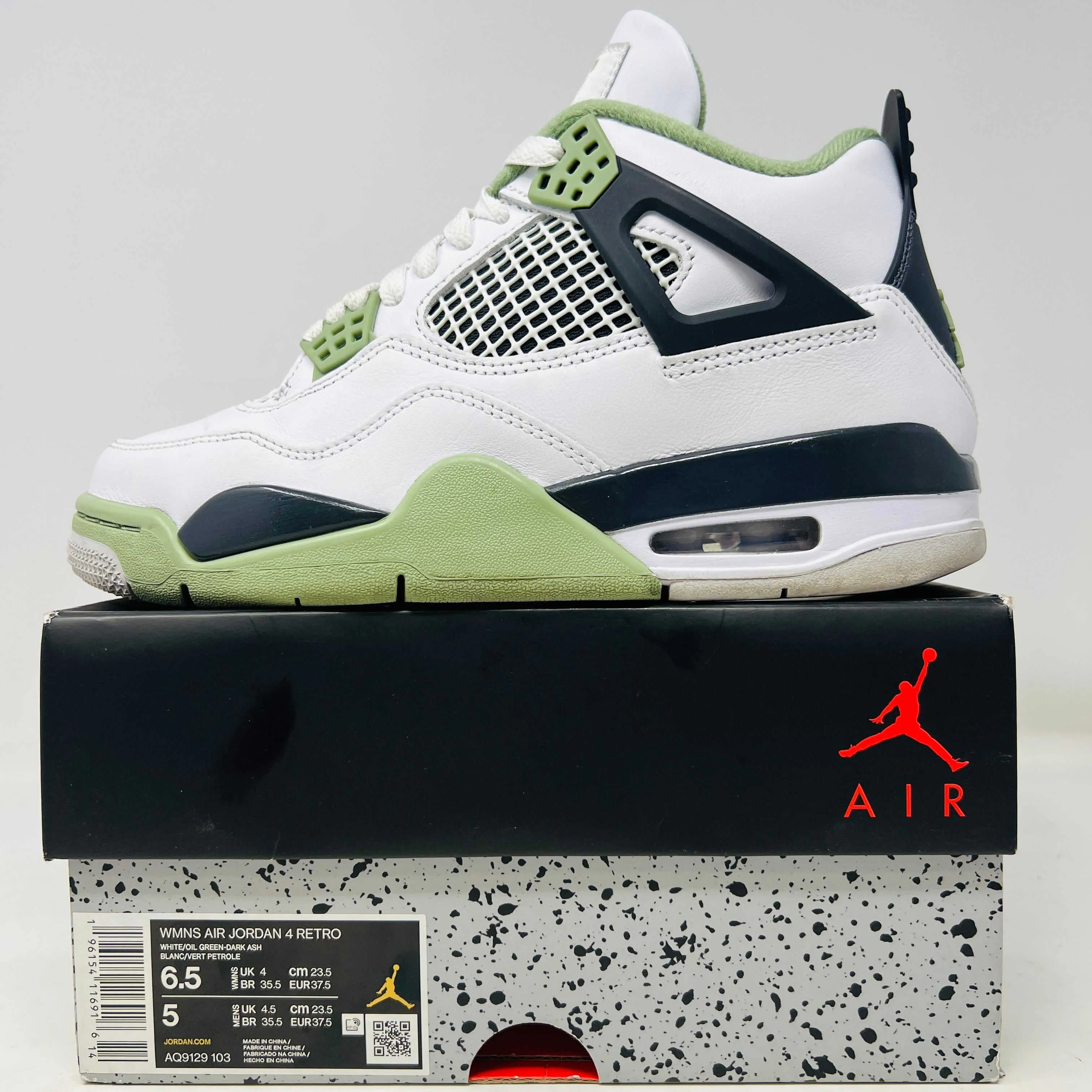 Jordan 4 Retro Seafoam (Women's)