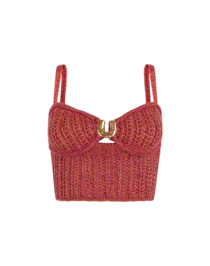 Knit Aria Top - Berry Burst