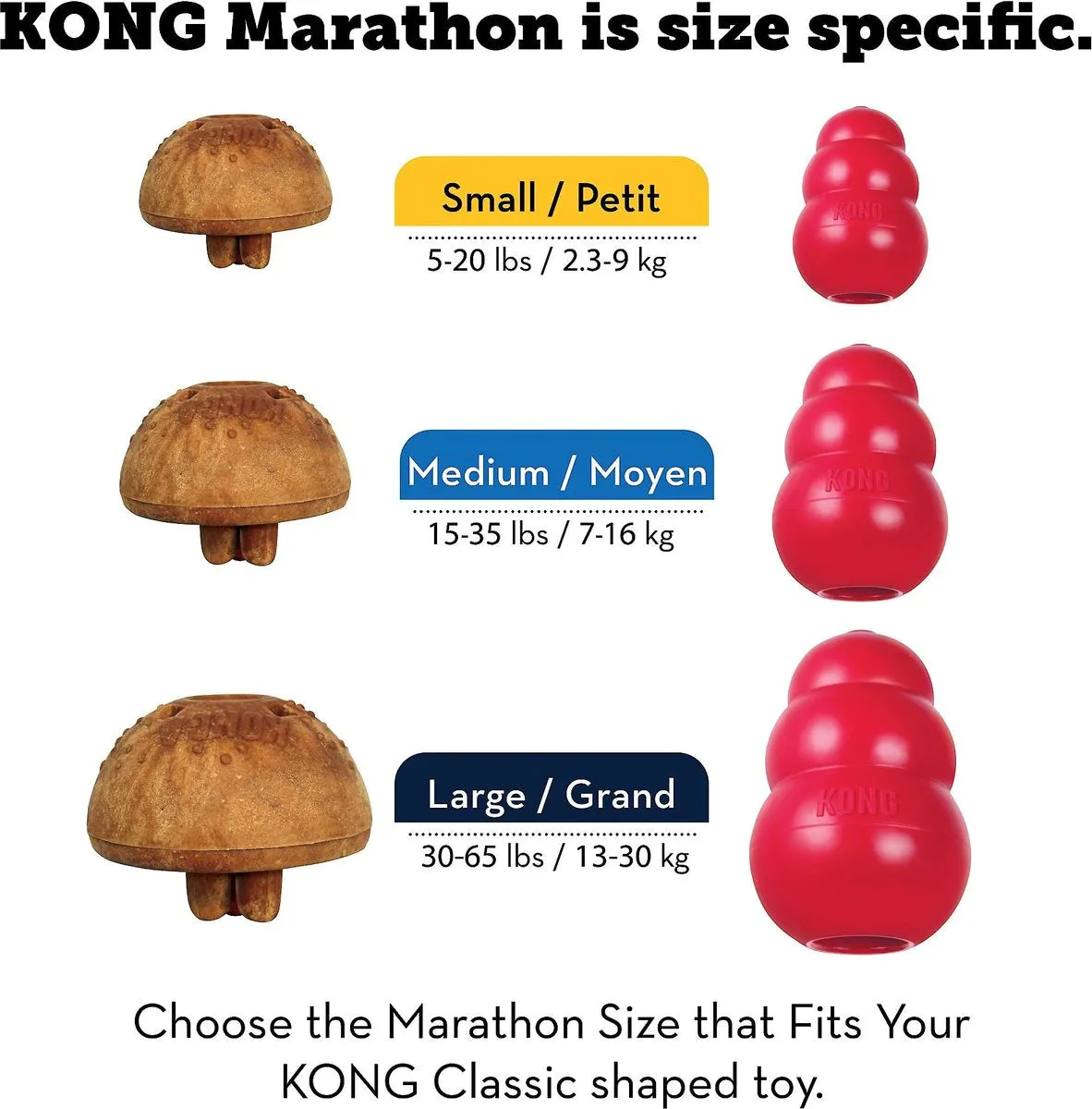 KONG MARATHON PEANUT BUTTER 2PK
