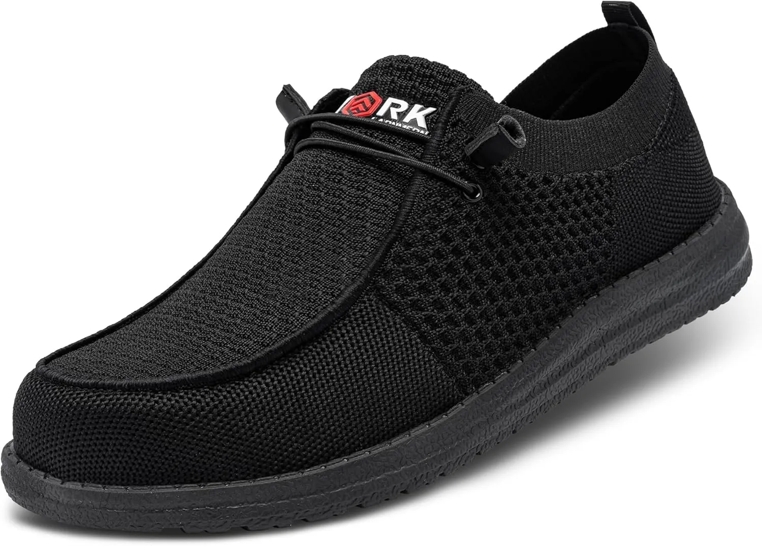 LARNMERN Steel Toe Loafers Women Lightweight Comfortable Slip On Walking Casual Flats Sneakers Work Safety Shoes