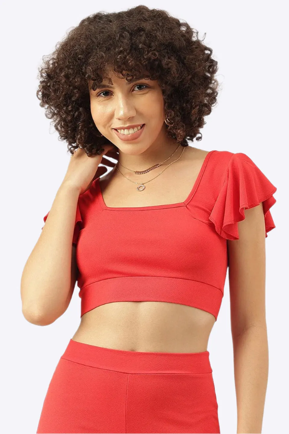 Let's Tie It Emerald Cropped Tank Top