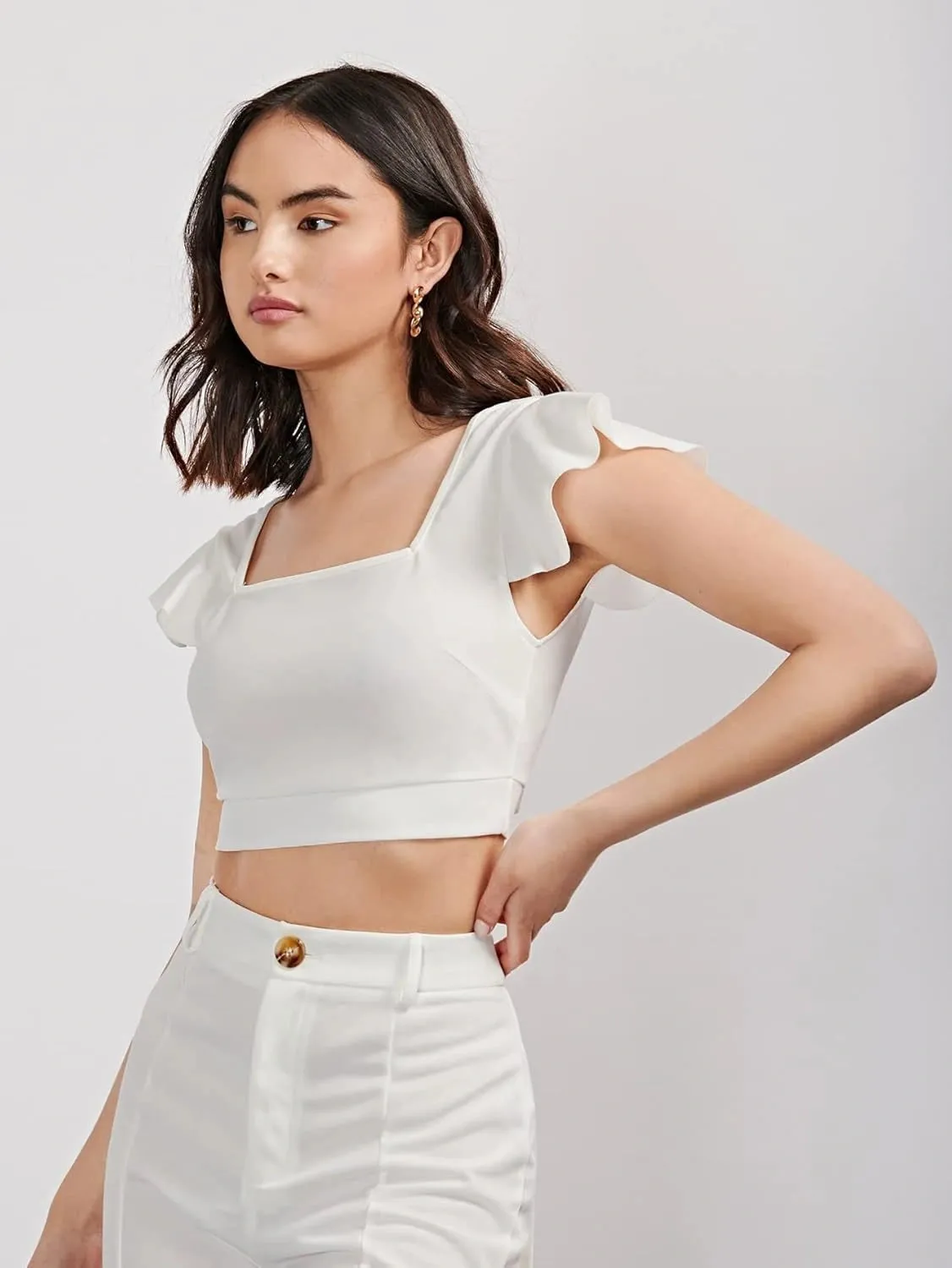 Let's Tie It Emerald Cropped Tank Top