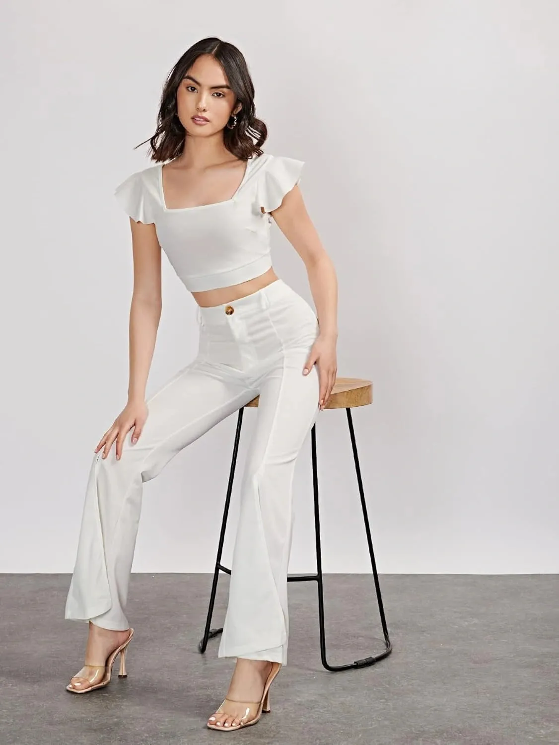 Let's Tie It Emerald Cropped Tank Top