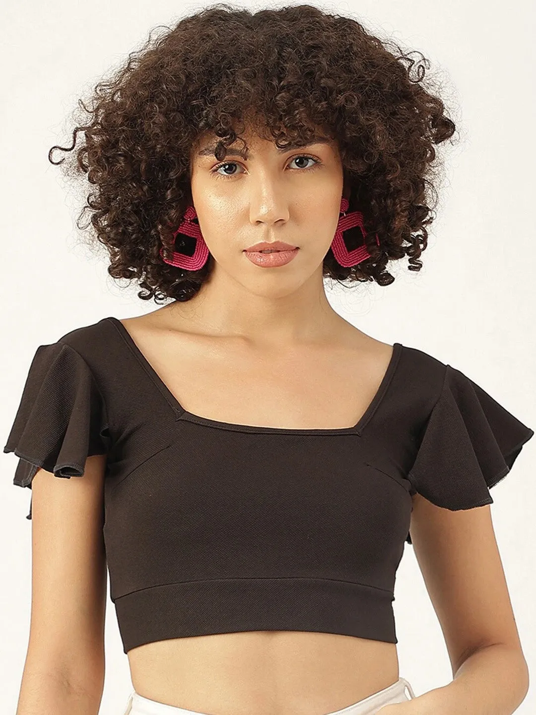 Let's Tie It Emerald Cropped Tank Top