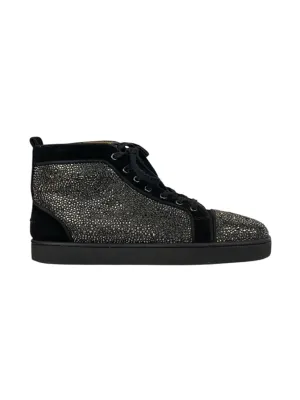 Louboutin Size 43 Men's Louis Strass High Top Sneakers