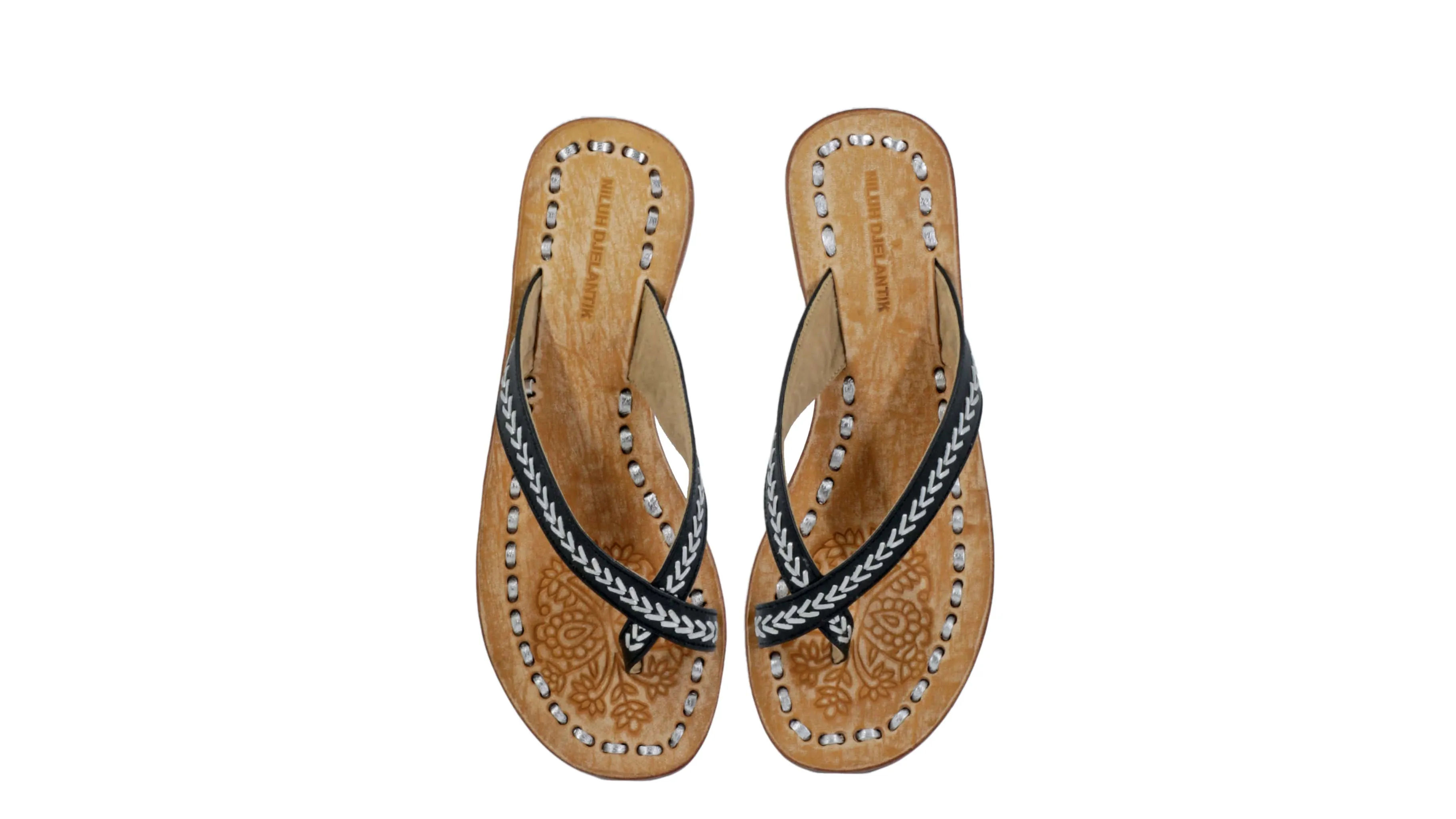 Louis 20mm Flat - Black & Silver