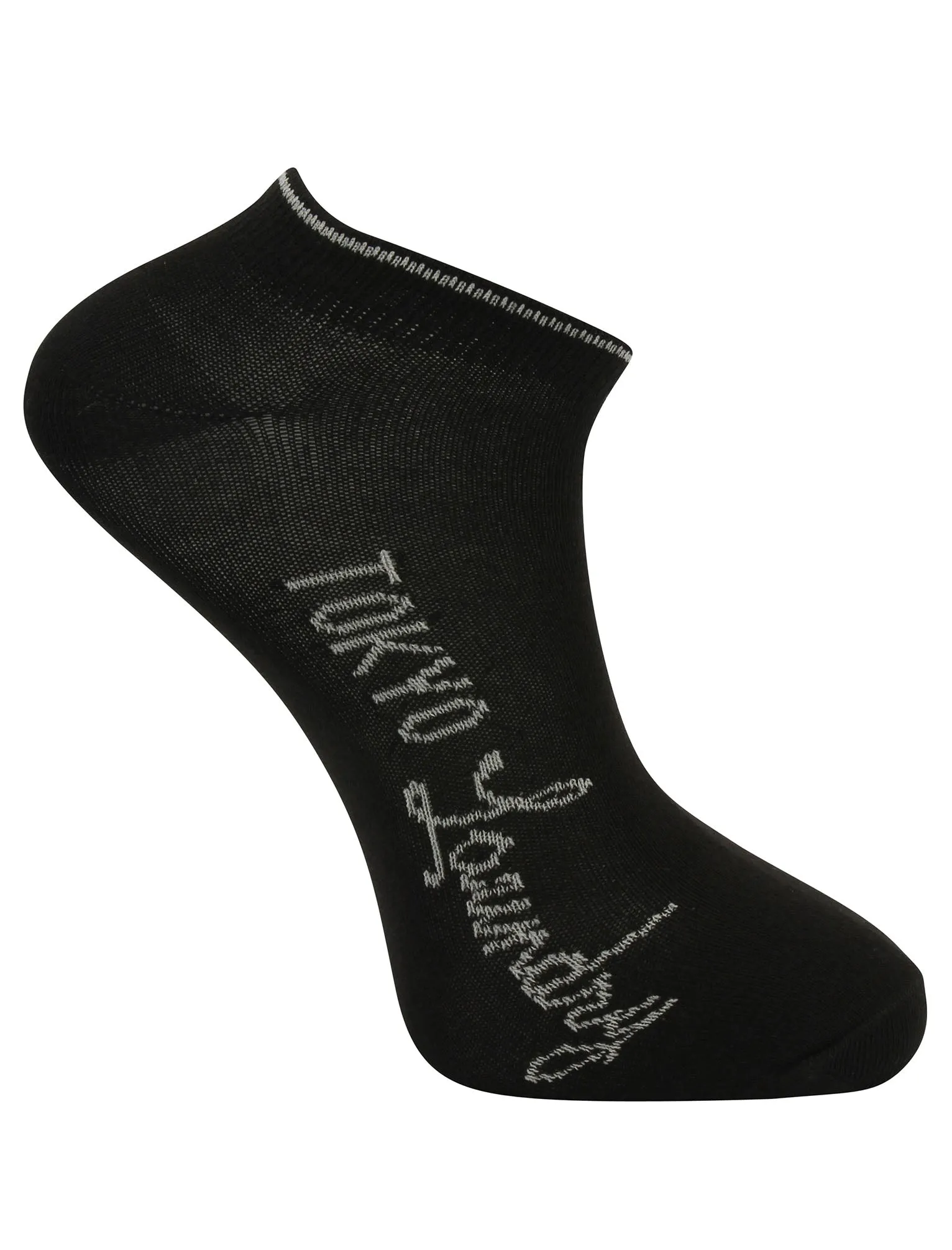 Martha (3 Pack) Assorted Trainer Socks in Light Grey Marl / Optic White / Black - Tokyo Laundry