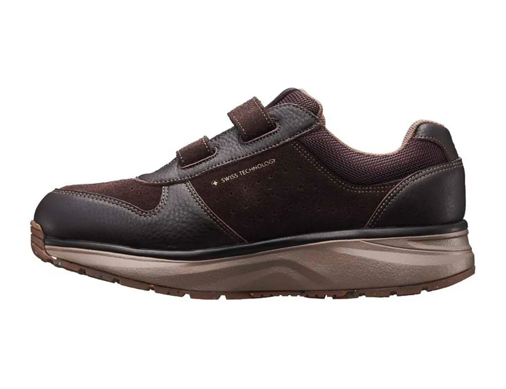Mens Active Dynamo Strap Brown Black Trainers