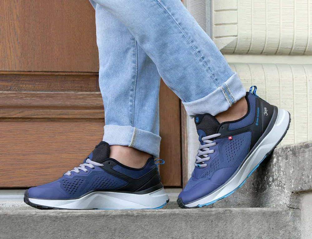 Mens Active Veloce Blue Trainers