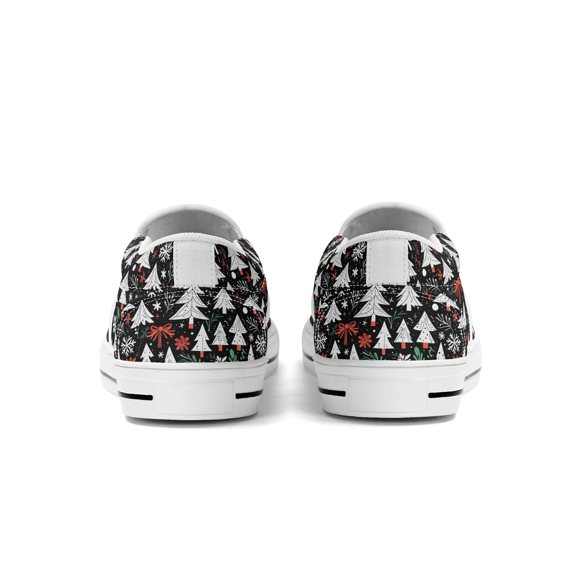 Mens Christmas Tree Rubber Slip On Shoes