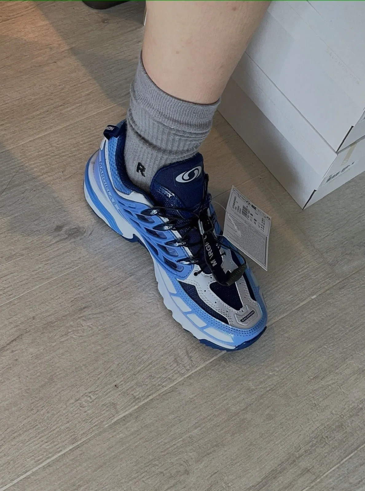 MM6 - MM6 X SALOMON ACS PRO SNEAKERS / LIGHT BLUE