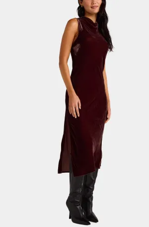 Mock Neck Halter Dress