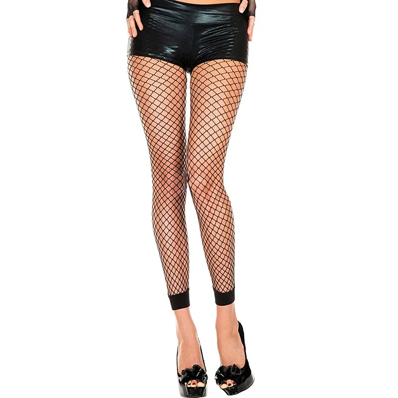 Music Legs Mini Diamond Spandex Footless Leggings