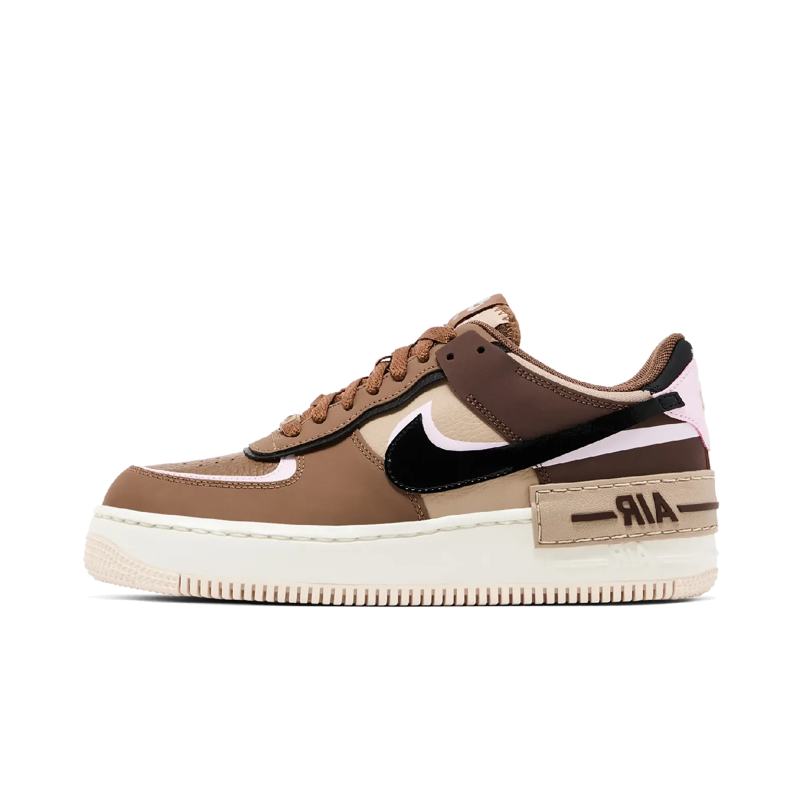 Nike Air Force 1 Low Shadow Light British Tan Pink Foam (Women's)