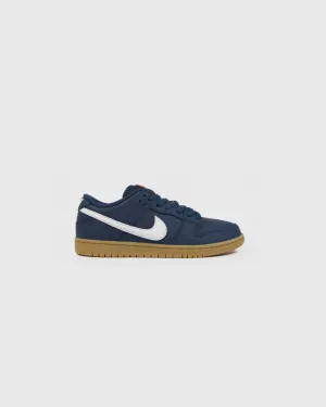 Nike SB Label Dunk Low Pro 'Navy Gum' Shoes