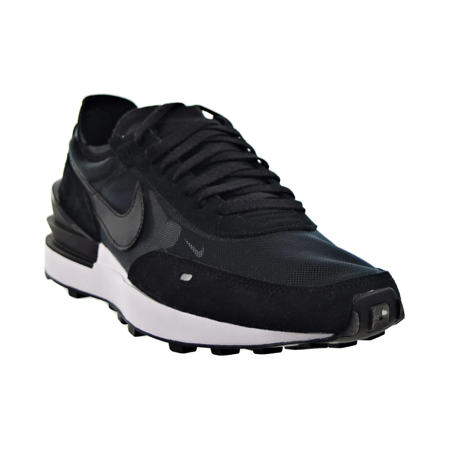 Nike Waffle One Men's Shoes Black-White-Orange