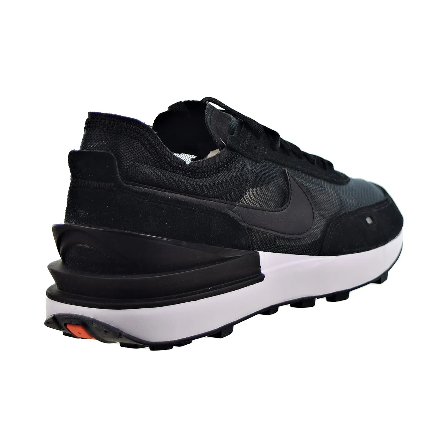 Nike Waffle One Men's Shoes Black-White-Orange