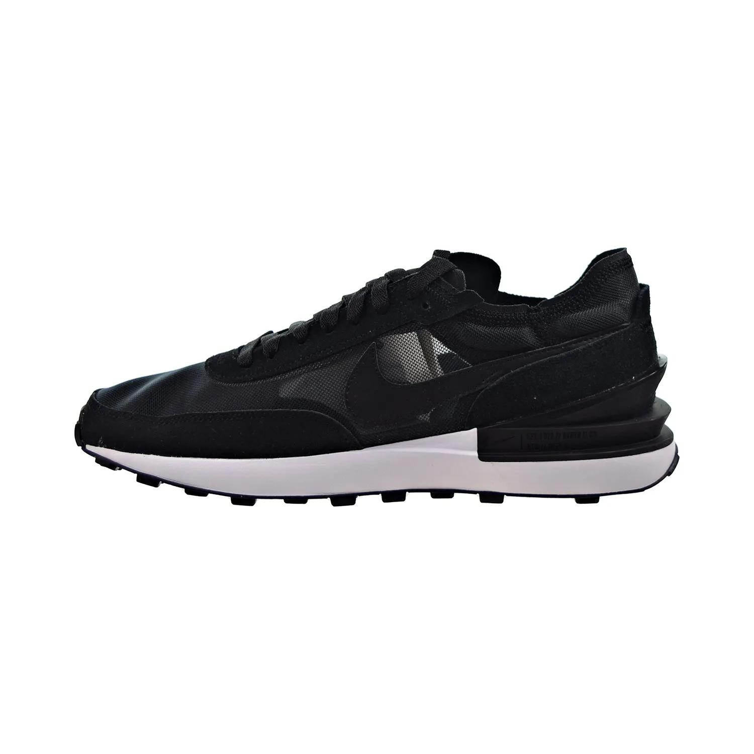 Nike Waffle One Men's Shoes Black-White-Orange