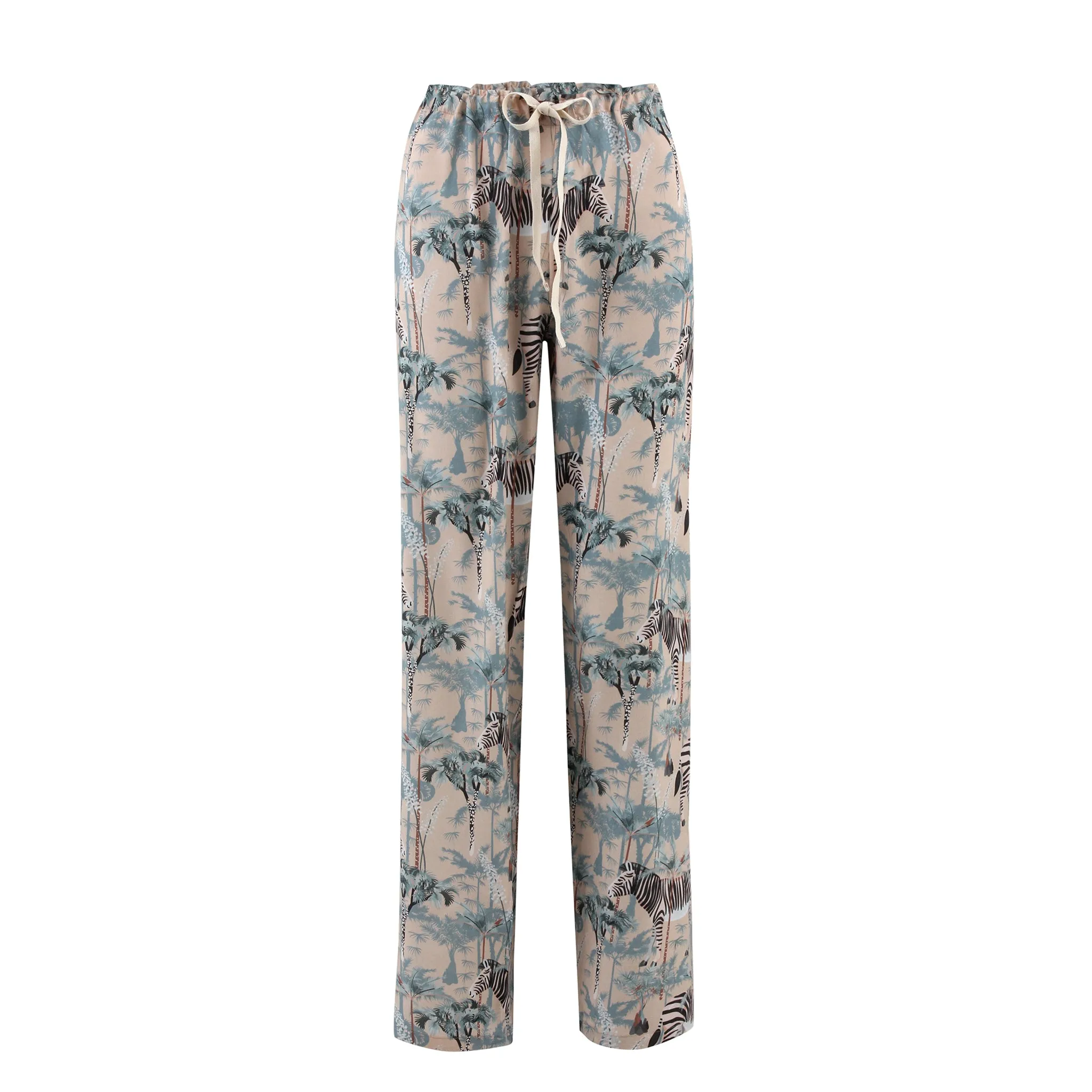 Off-White Zebra Printed Bottoms