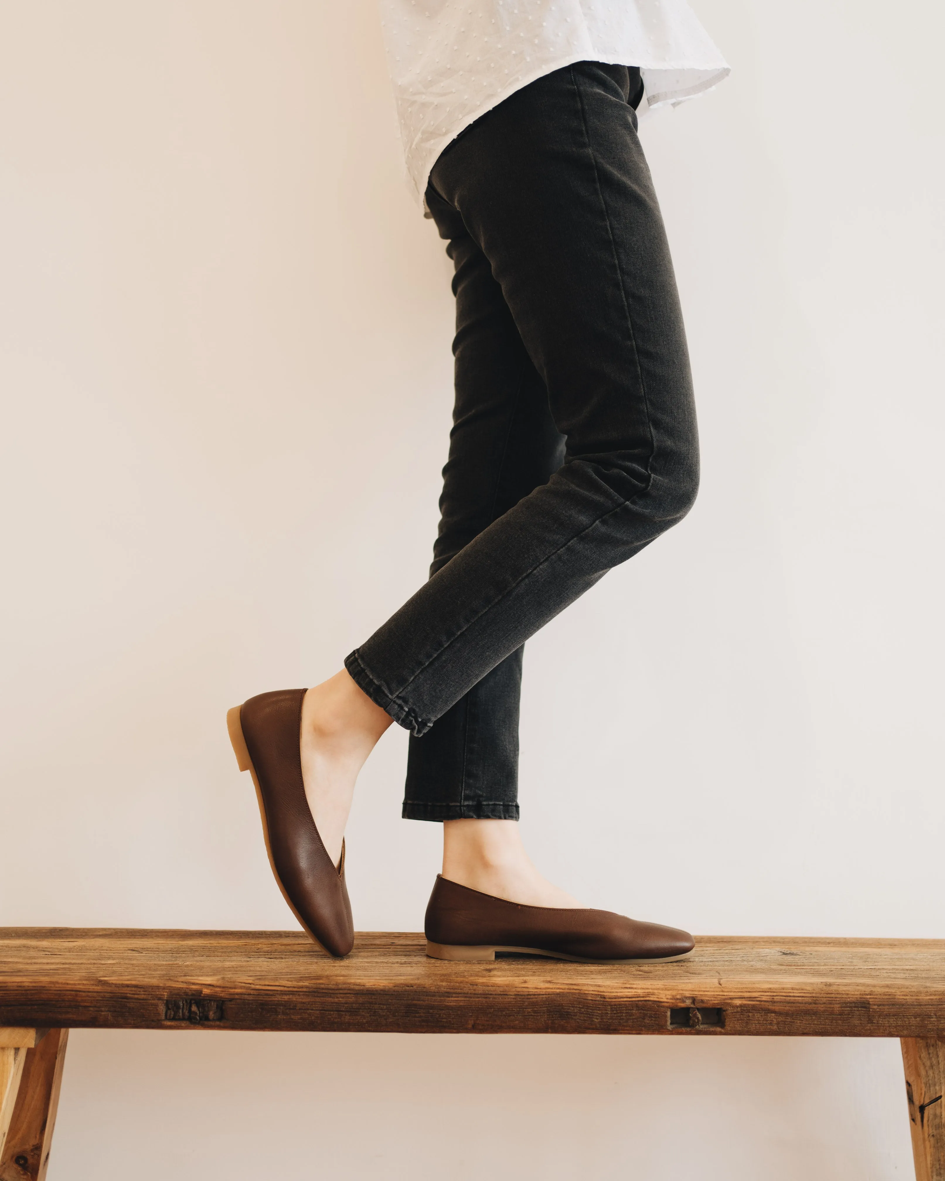 Olivia Flats - Walnut Brown