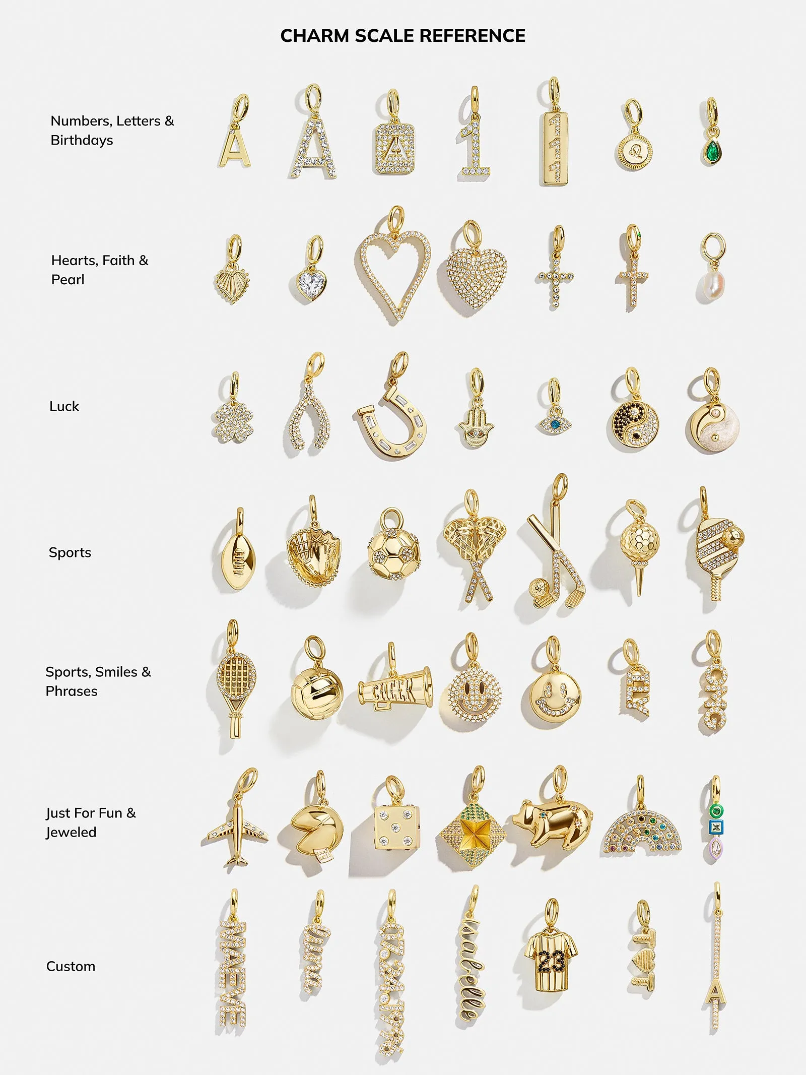 Pavé Initial Cluster Charm - B