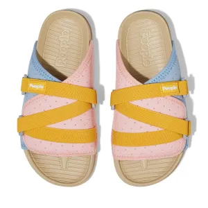 People Footwear Pink/Tan Lennon Chiller Slip On | Vegan Slide Sandal