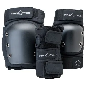 Pro Tec - Street Junior 3 Pack Pad Set Black