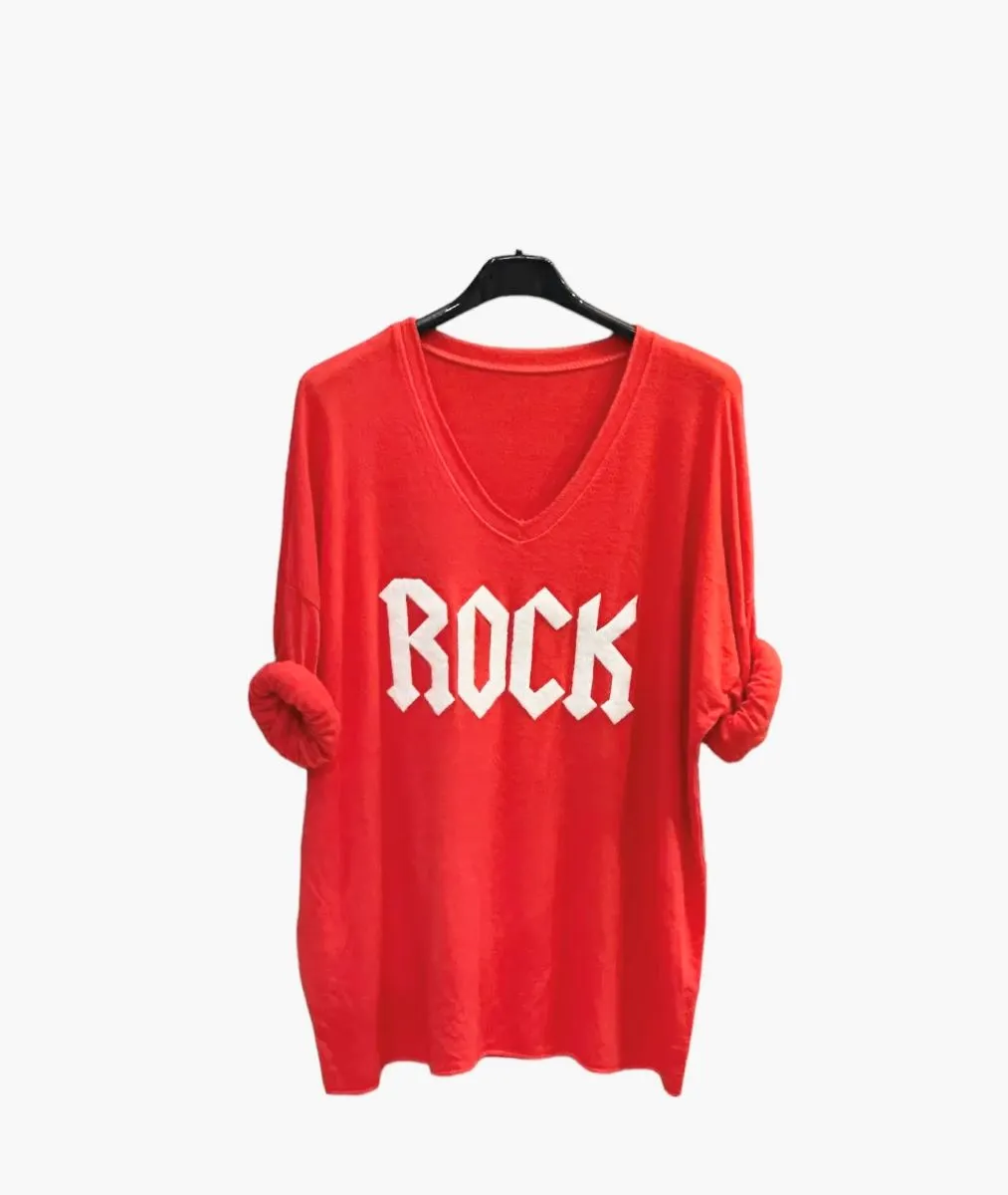 RED ROCK VNECK SWEATER
