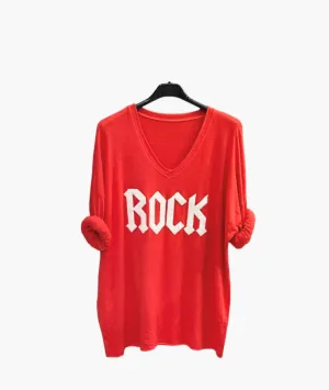 RED ROCK VNECK SWEATER