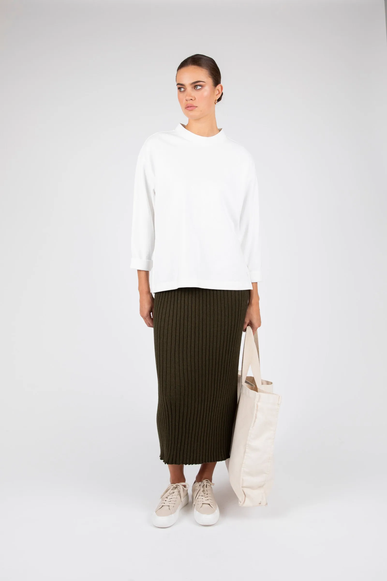 Reign Rib Skirt - Cypress