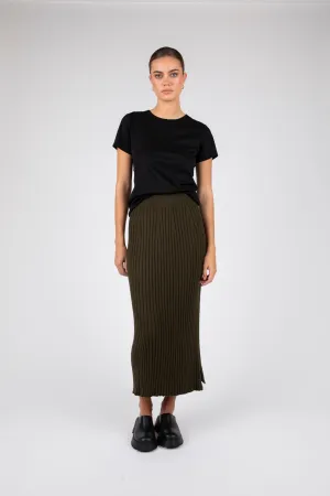 Reign Rib Skirt - Cypress