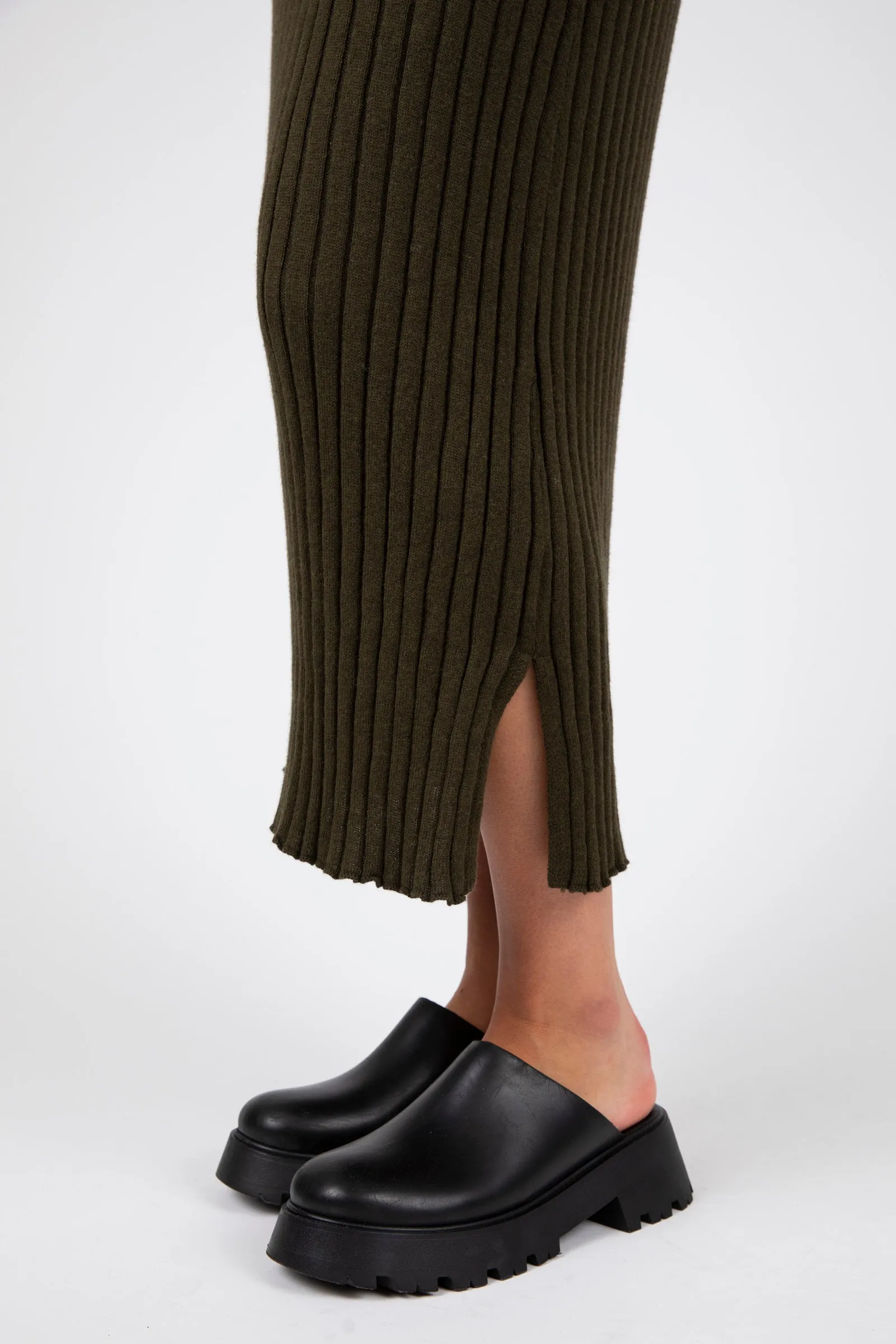 Reign Rib Skirt - Cypress