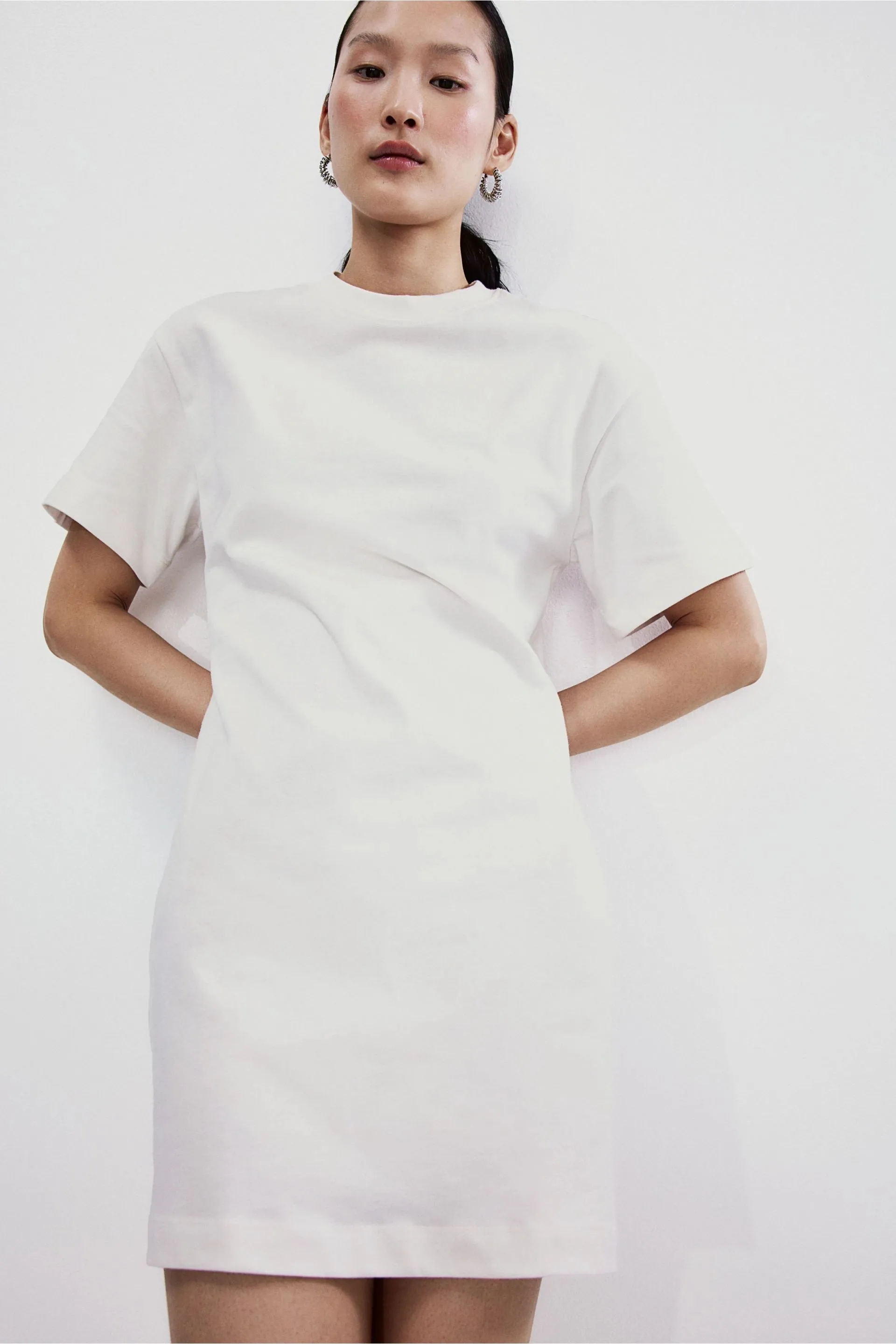 Relaxed and Stylish Soft Cotton T-Shirt Dress