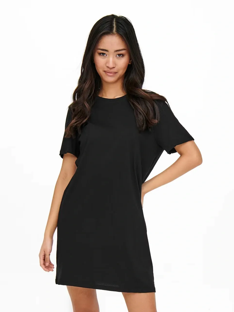 Relaxed and Stylish Soft Cotton T-Shirt Dress