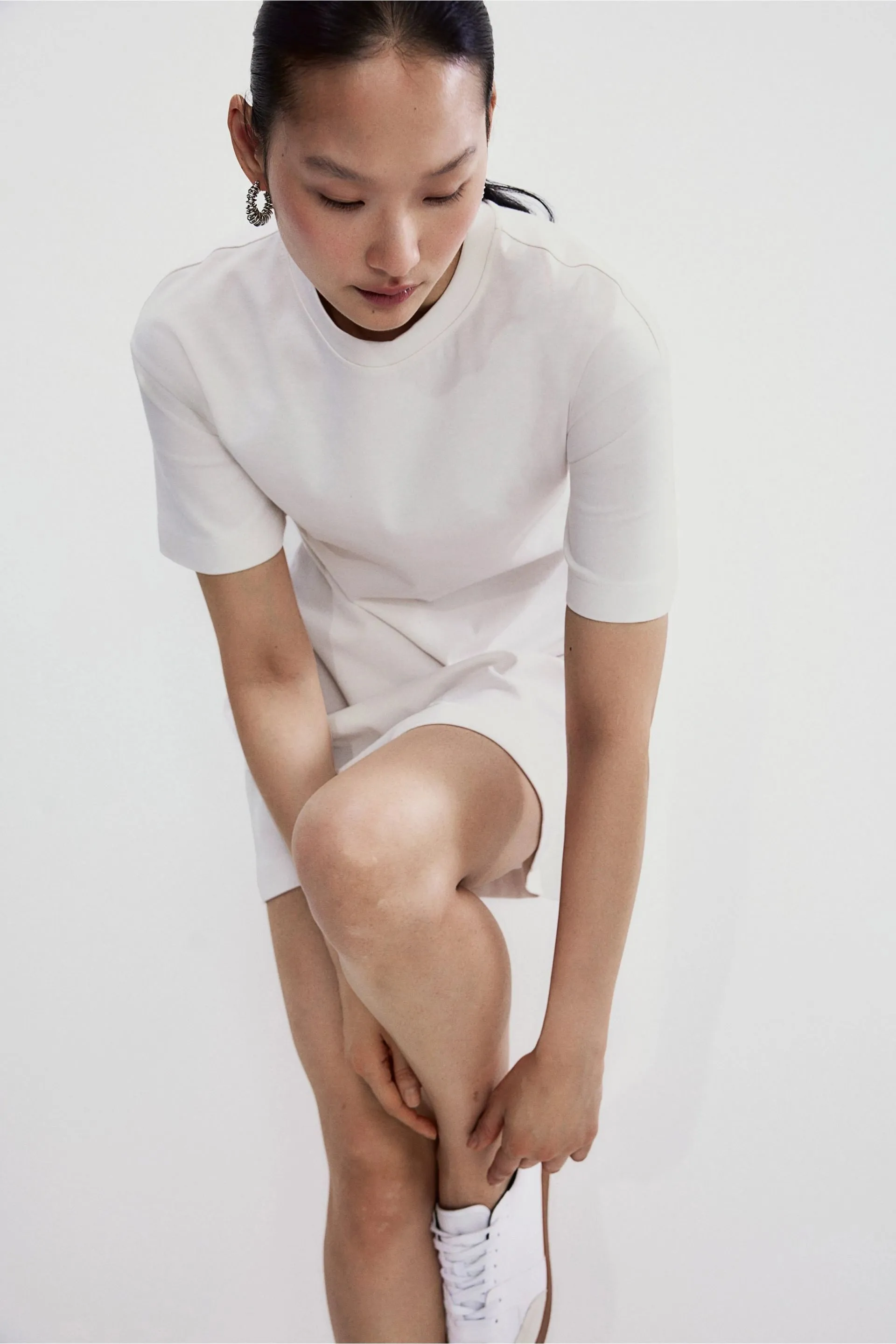 Relaxed and Stylish Soft Cotton T-Shirt Dress