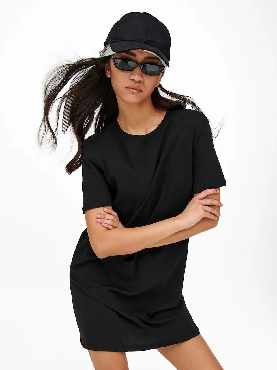 Relaxed and Stylish Soft Cotton T-Shirt Dress
