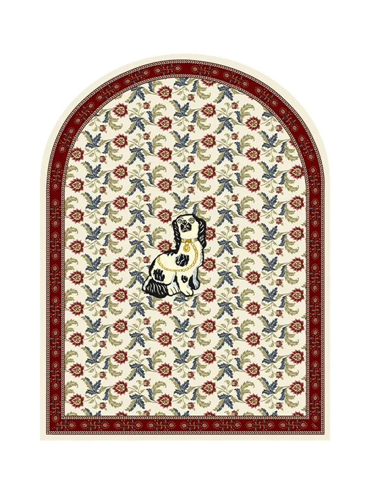 Retro Charm Animals Easy Clean Non-Slip Rug
