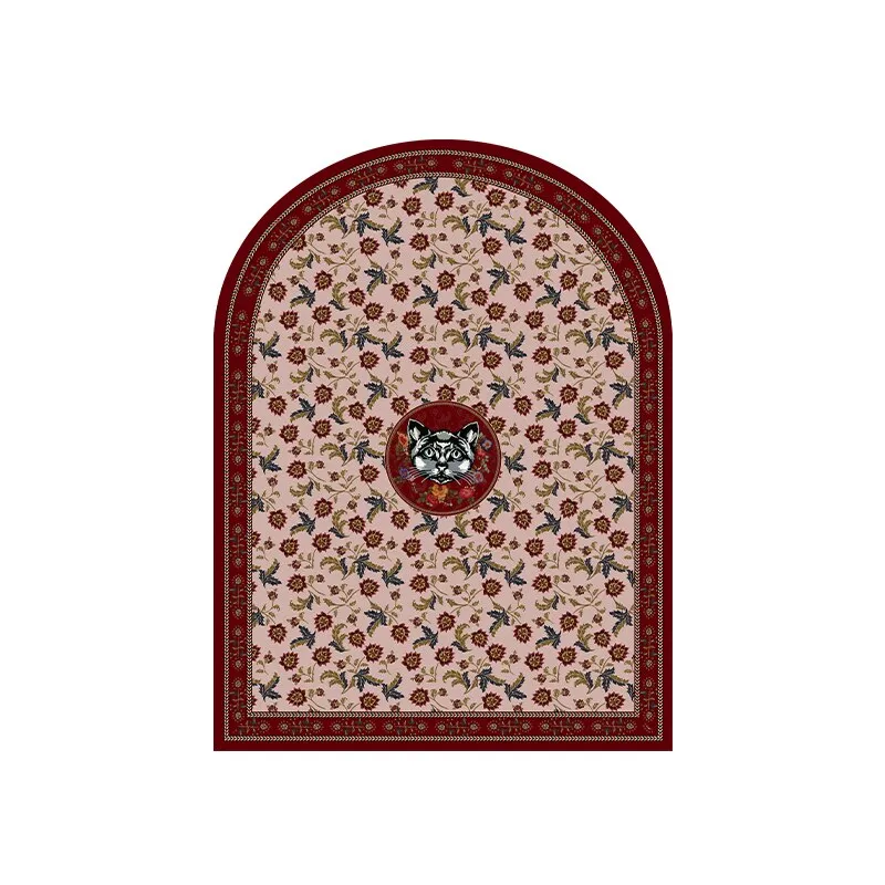 Retro Charm Animals Easy Clean Non-Slip Rug