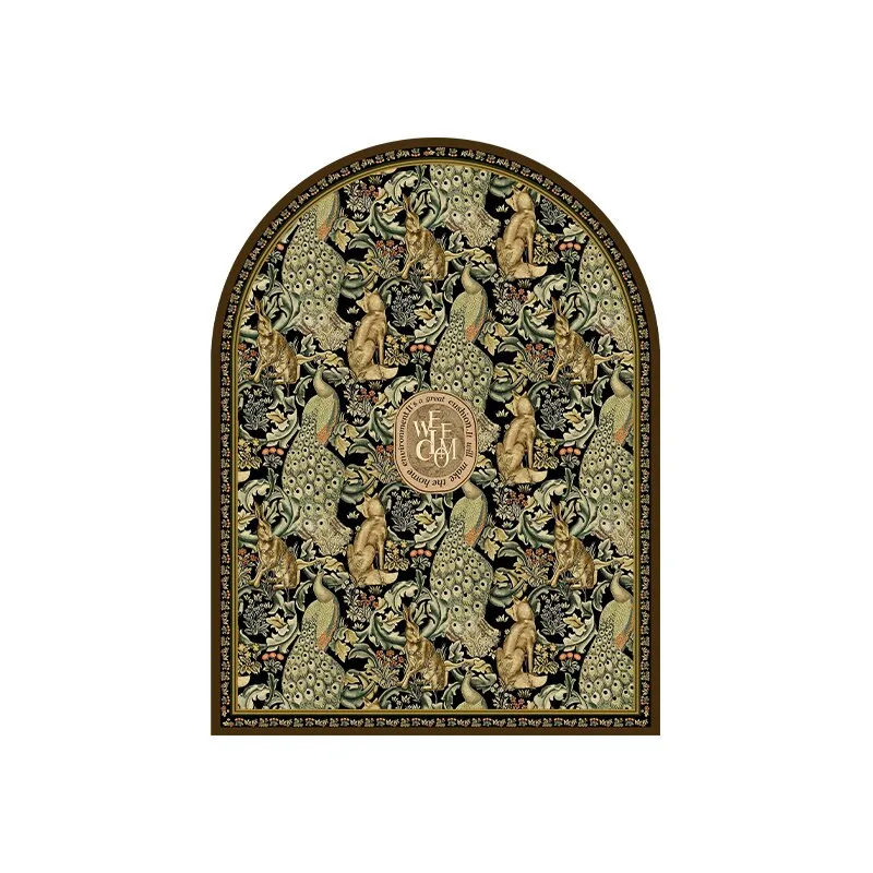 Retro Charm Animals Easy Clean Non-Slip Rug