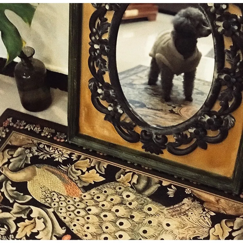 Retro Charm Animals Easy Clean Non-Slip Rug