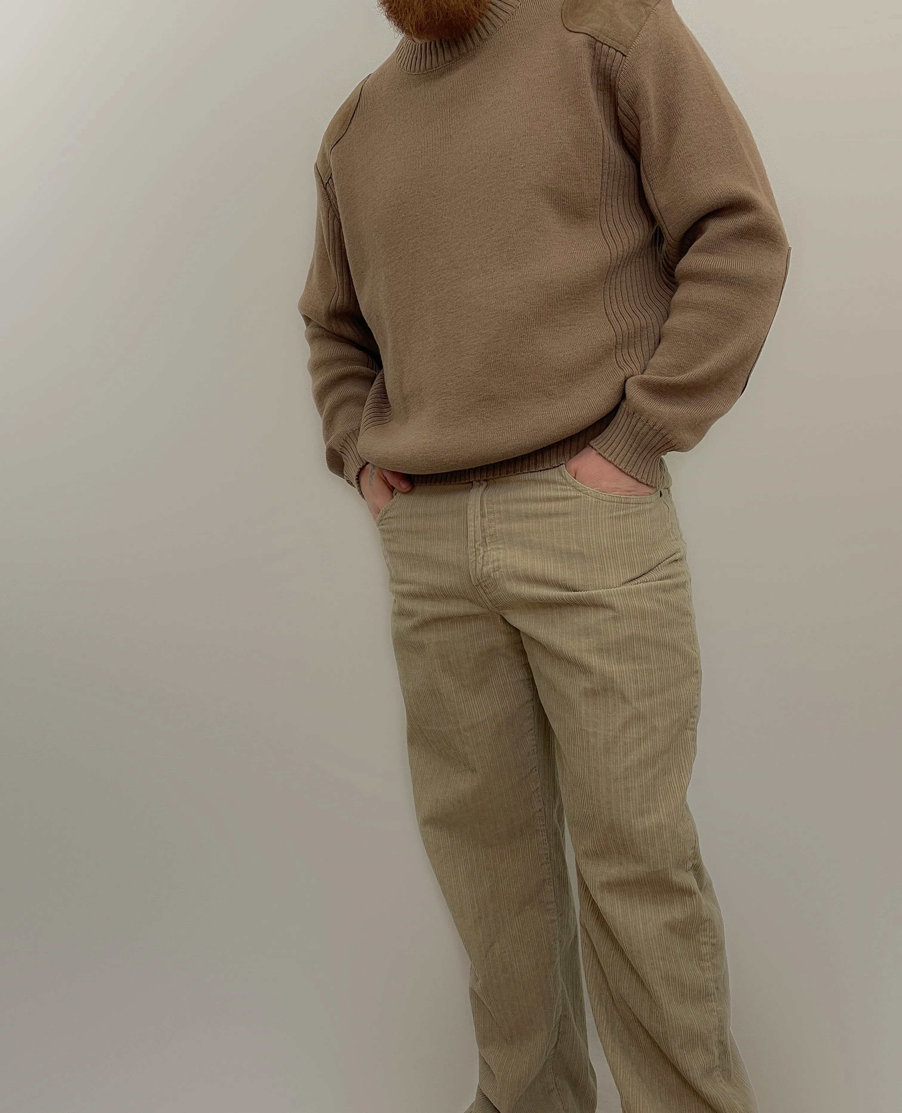 Riding Story Tan Corduroy Pants
