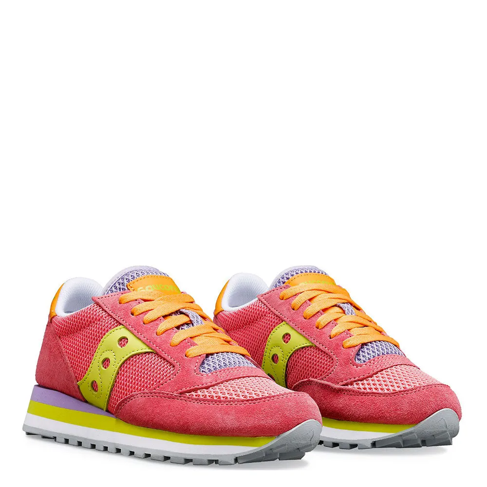 Scarpe Donna Saucony Sneakers Jazz Triple Summer Light Pink - Lime